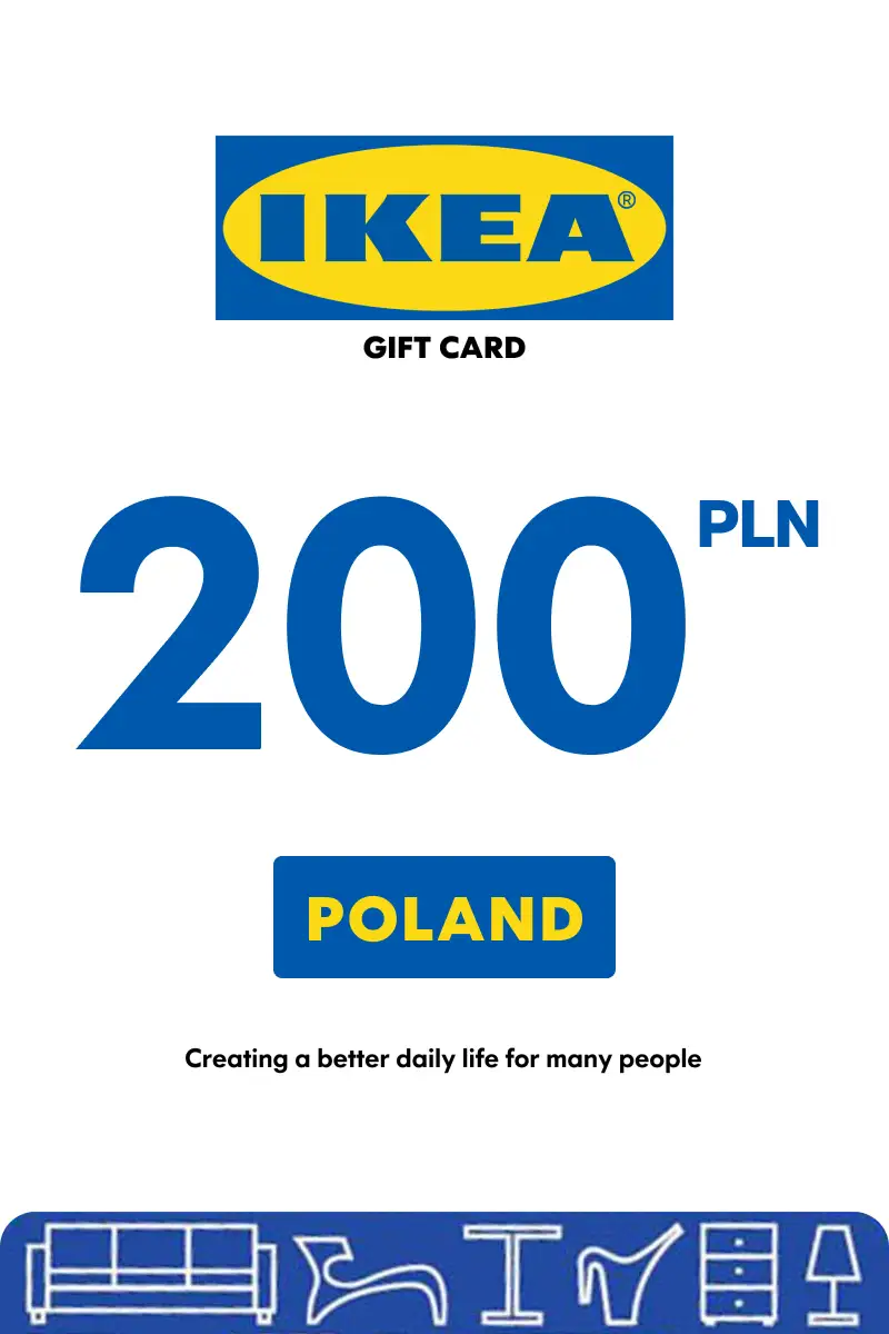 IKEA 200 PLN Gift Card (Poland) - Digital Key