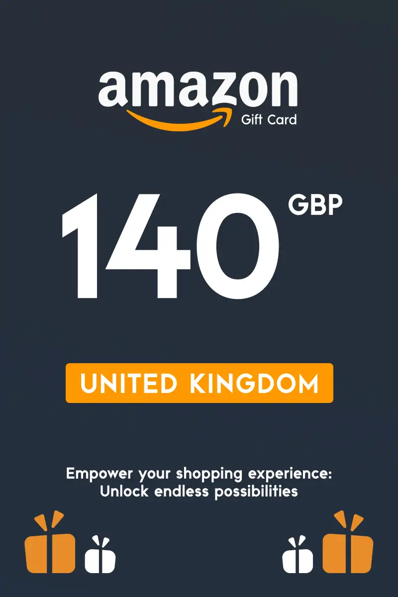 Amazon 140 GBP Gift Card (United Kingdom) - Digital Key