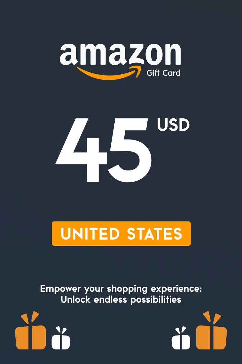 Amazon 45 USD Gift Card (United States) - Digital Key