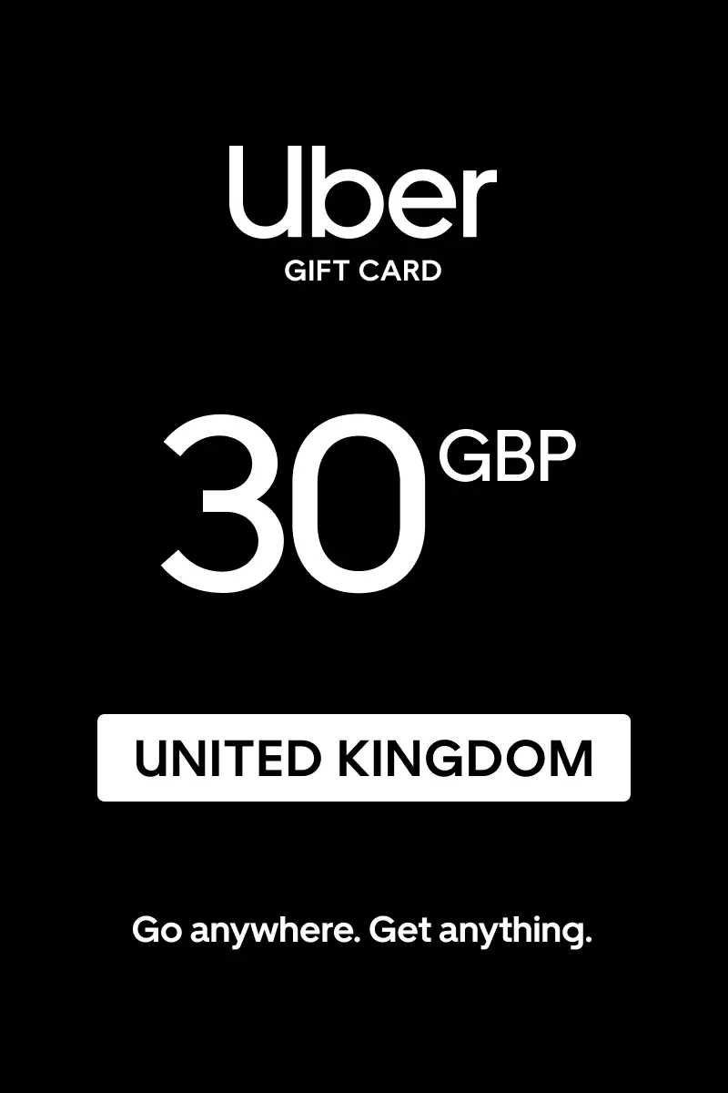 Uber 30 GBP Gift Card (United Kingdom) - Digital Key