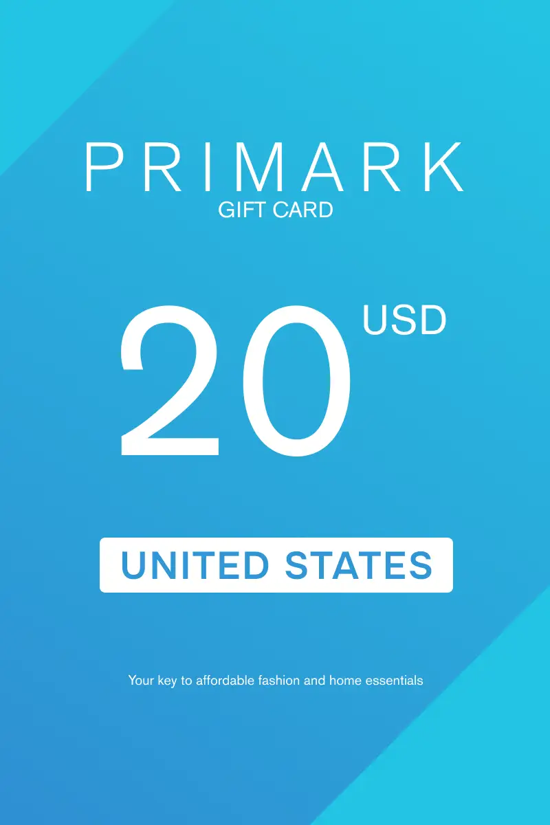 Primark 20 USD Gift Card (United States) - Digital Key