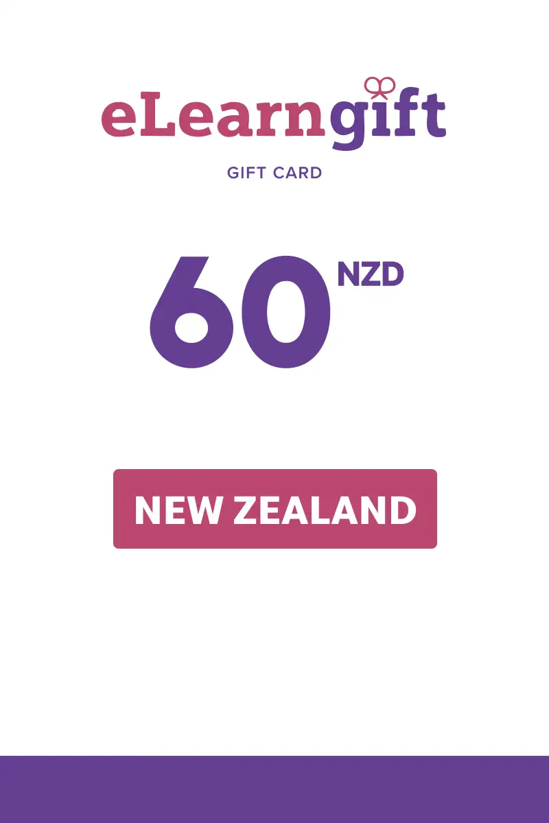 eLearnGift 60 NZD Gift Card (New Zealand) - Digital Key