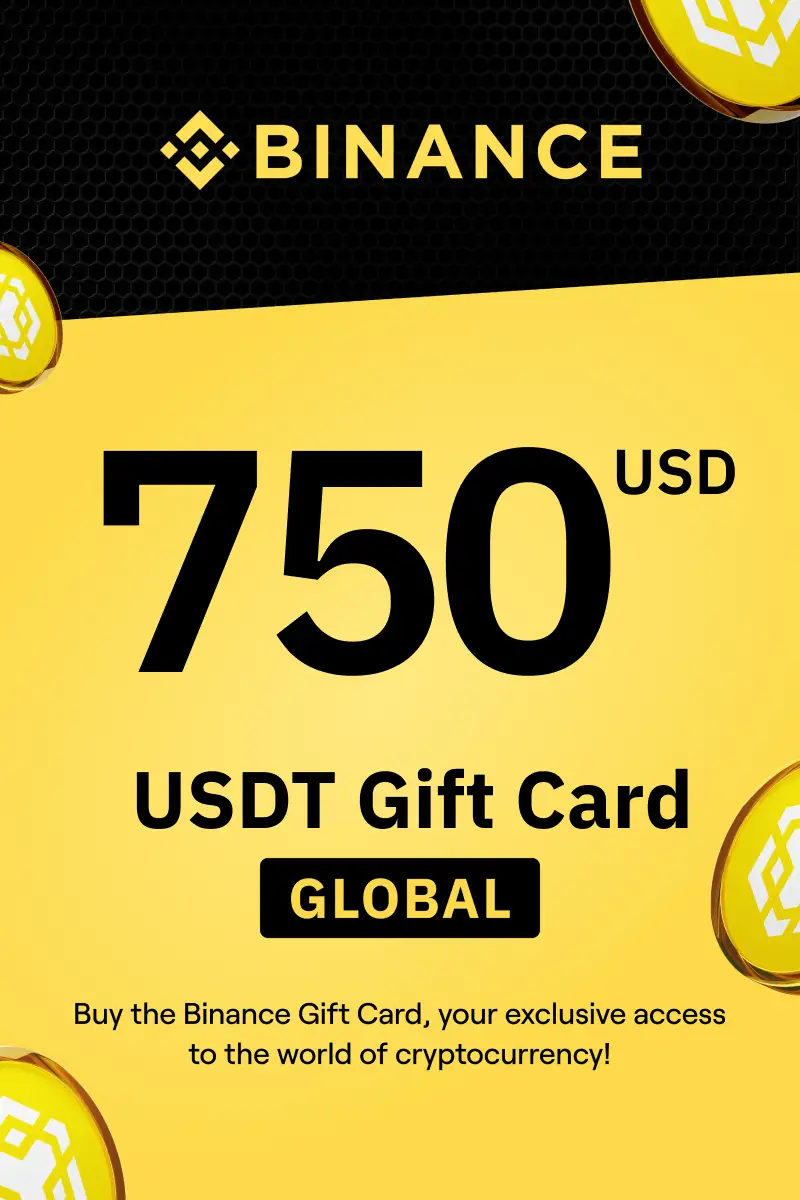 Binance (USDT) 750 USD Gift Card (Global) - Digital Key