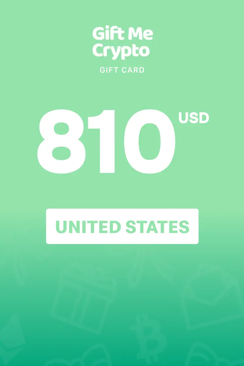 Gift Me Crypto (SOLANA) 810 USD Gift Card (United States) - Digital Key