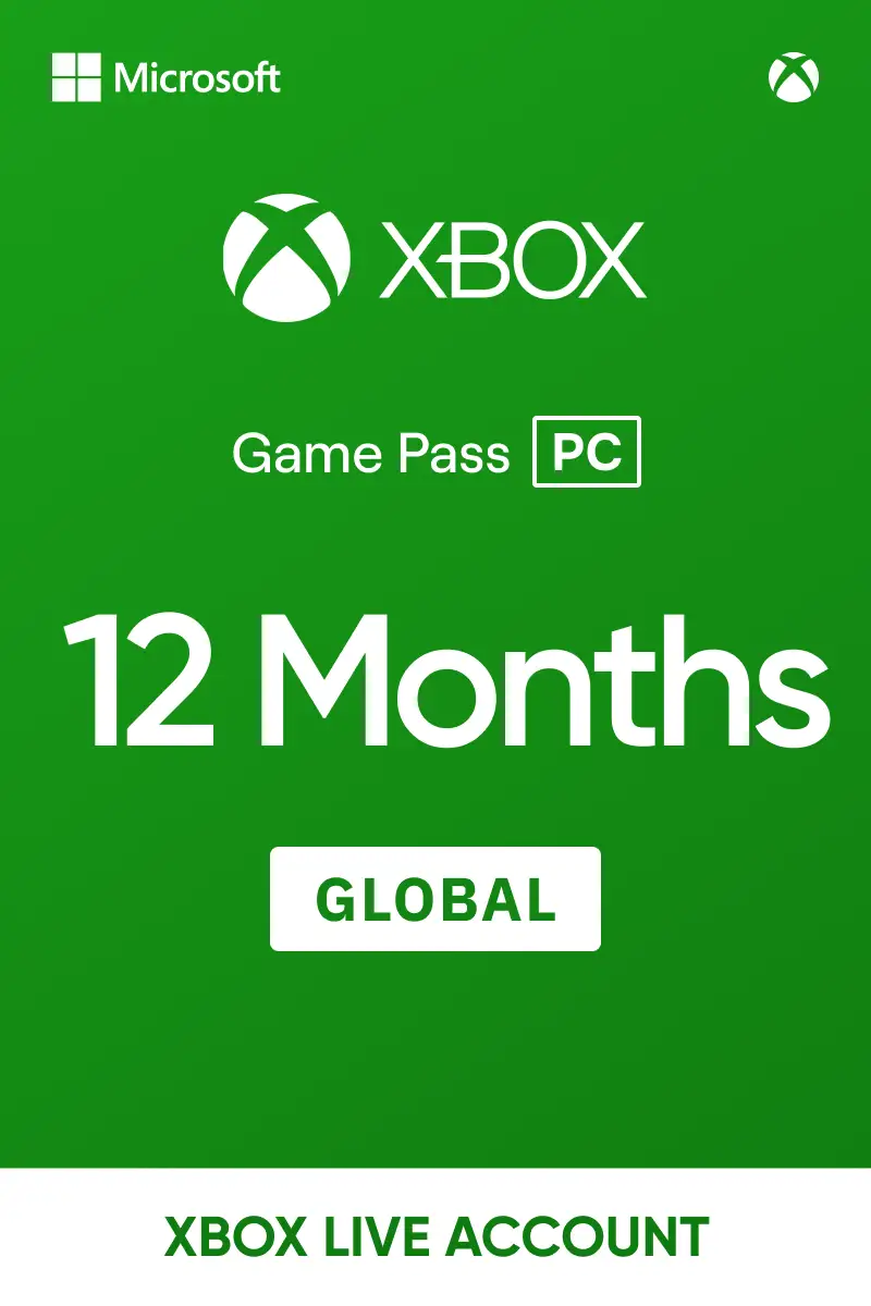 Xbox Game Pass for PC 12 Months (Global) - Xbox Live Account