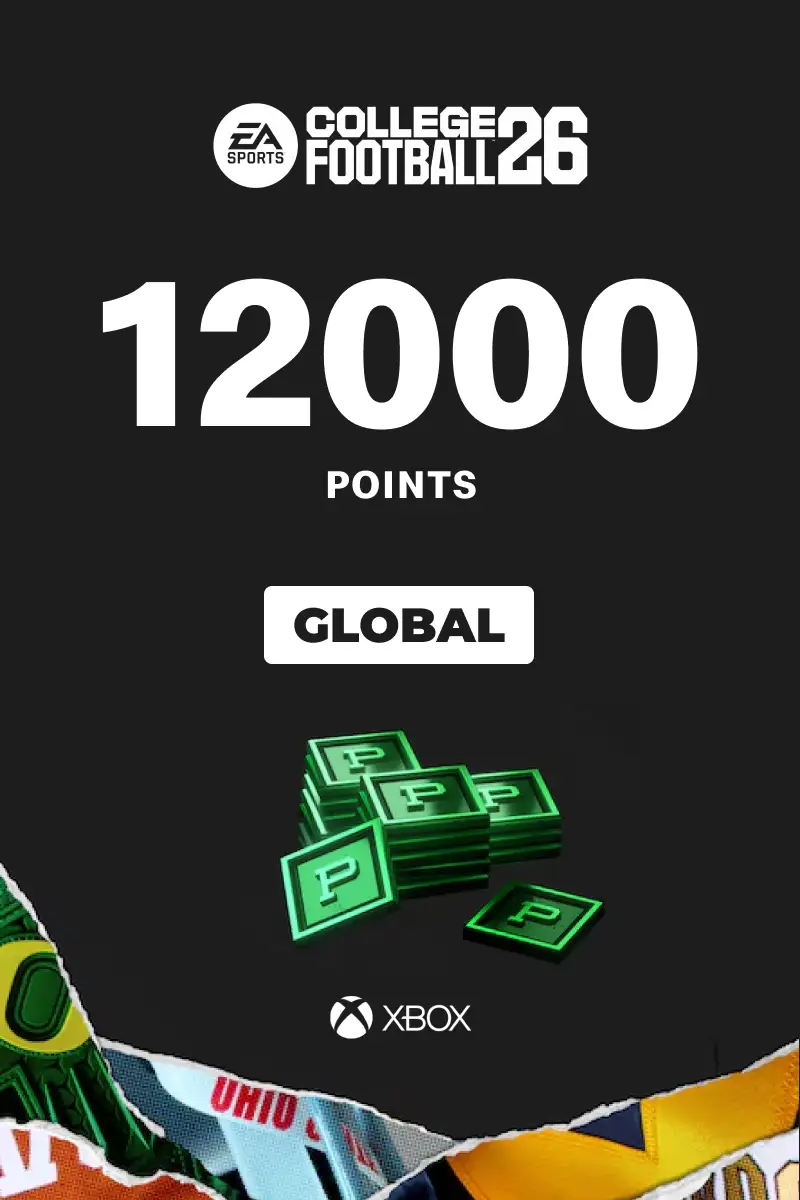 College Football 26 - 12000 Points (Global) (Xbox Series X|S) - Xbox Live - Digital Key