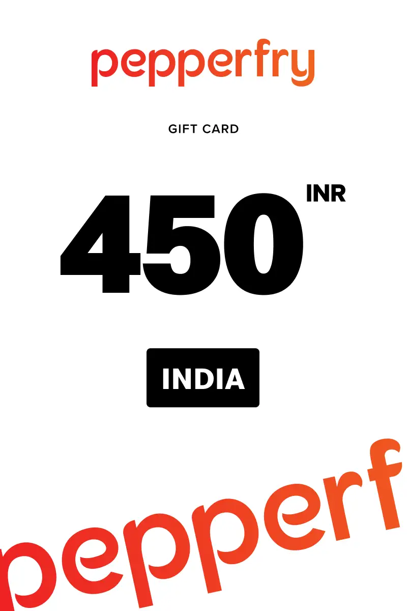 Pepperfry 450 INR Gift Card (India) - Digital Key
