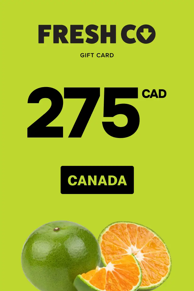 FreshCo 275 CAD Gift Card (Canada) - Digital Key