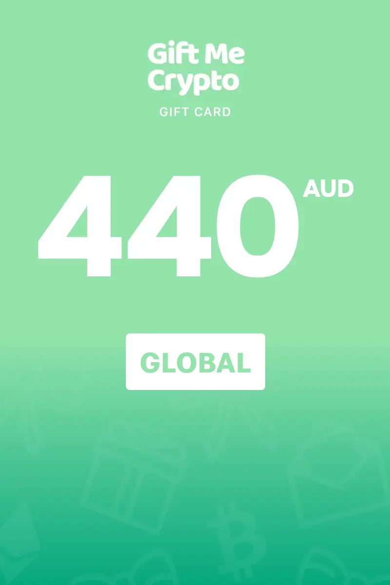 Gift Me Crypto 440 AUD Gift Card (Global) - Digital Key