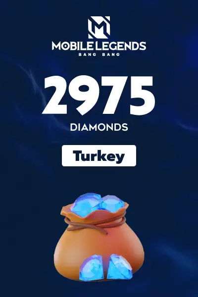 Mobile Legends - 2975 Diamonds (Turkey) - Digital Key