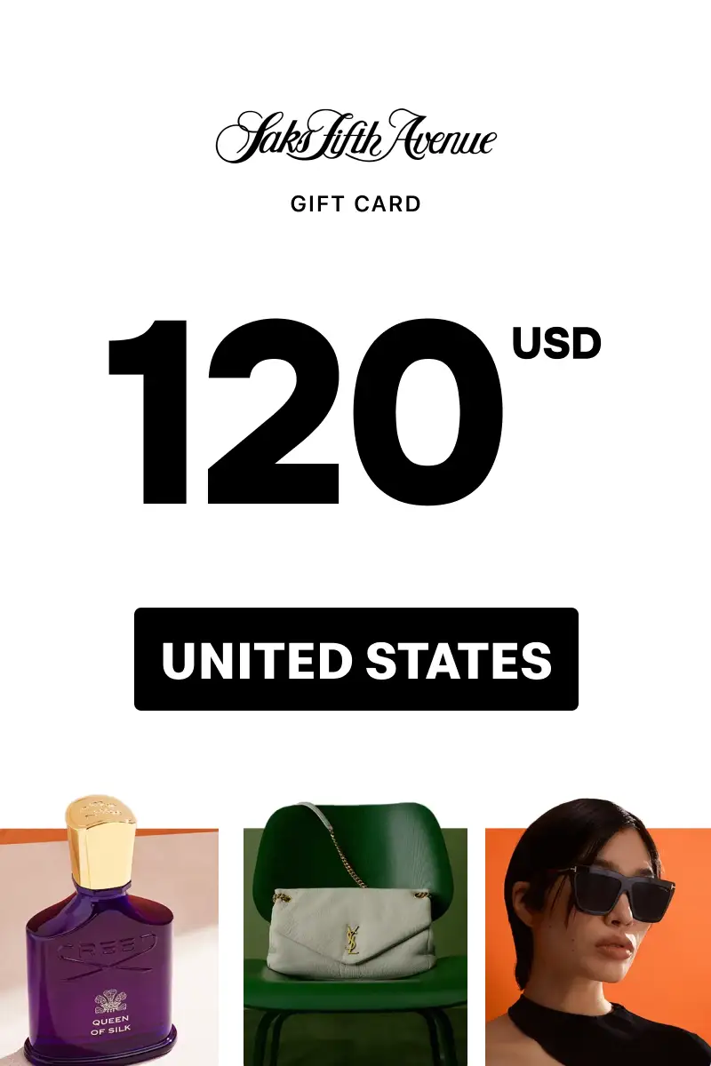 Saks Fifth Avenue 120 USD Gift Card (United States) - Digital Key