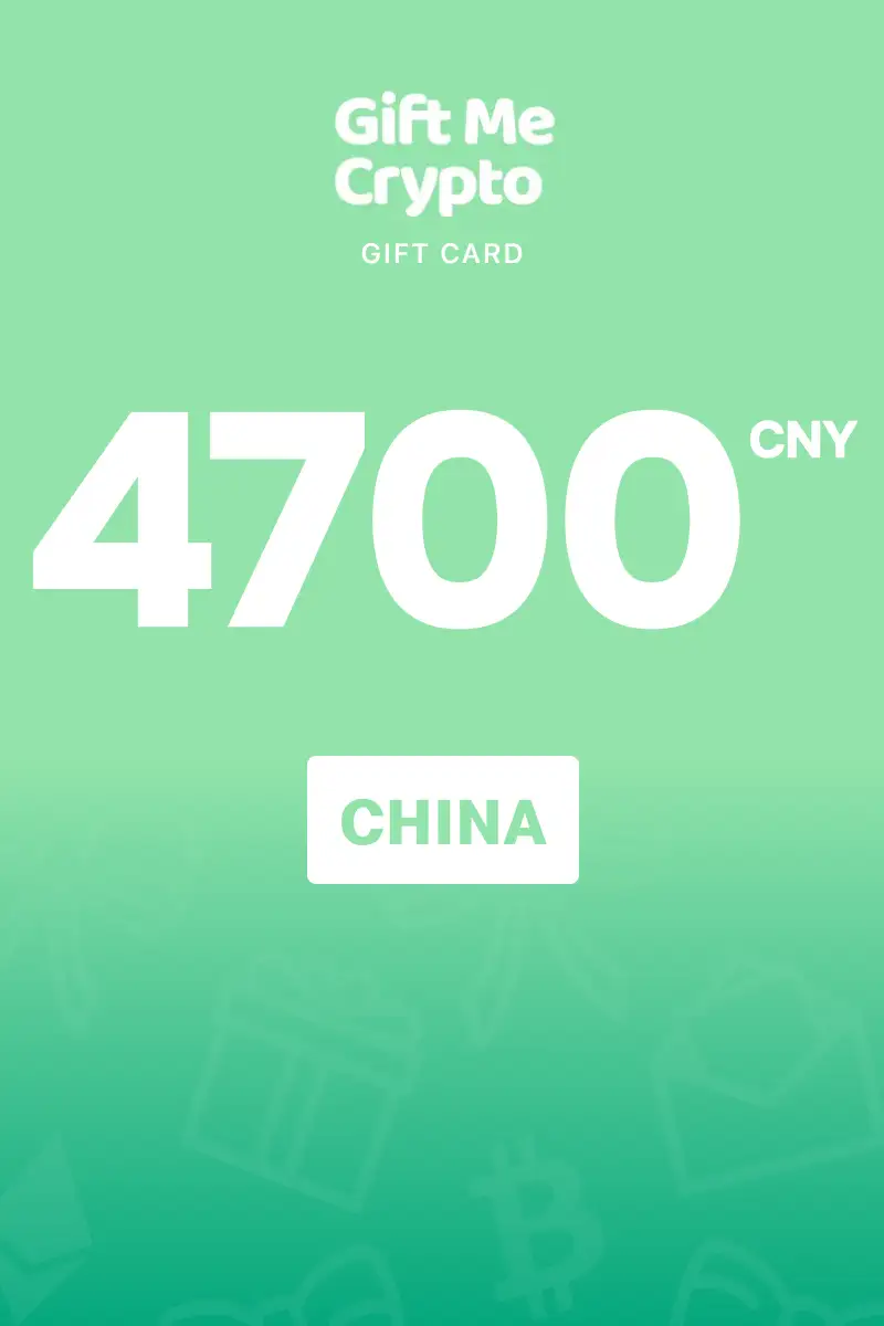 Gift Me Crypto 4700 CNY Gift Card (China) - Digital Key