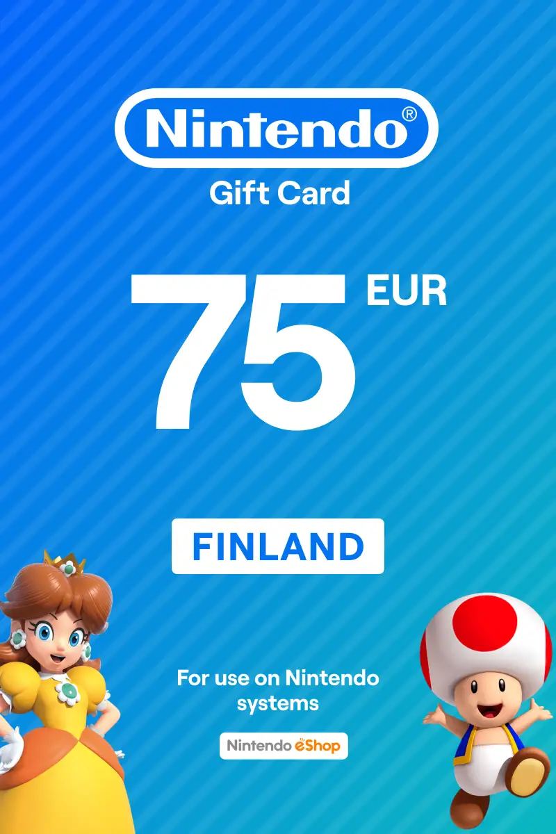 Nintendo eShop 75 EUR Gift Card (Finland) - Digital Key