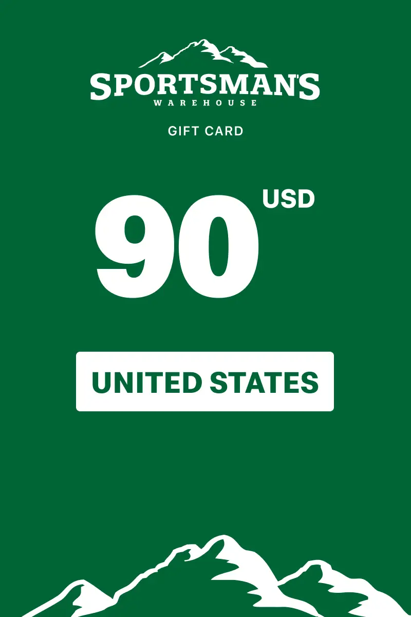 Sportsman's Warehouse 90 USD Gift Card (United States) - Digital Key