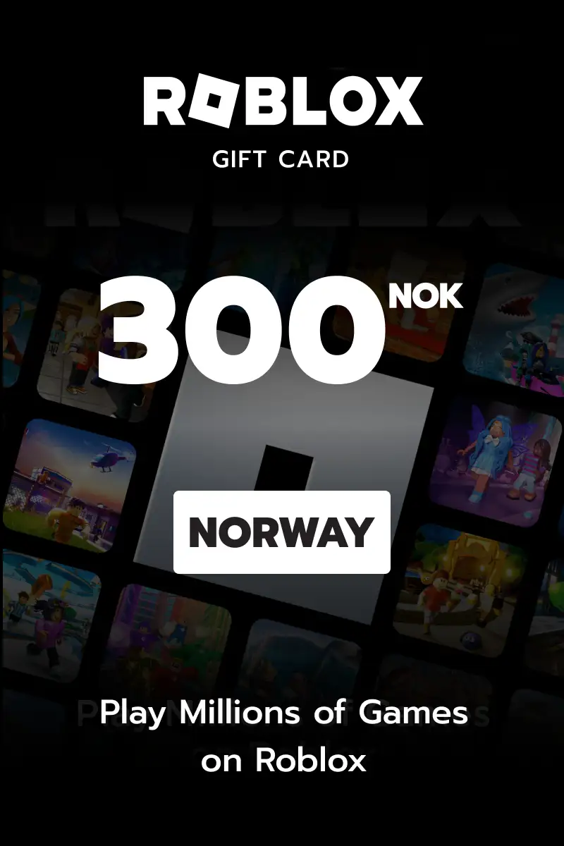 Roblox 300 NOK Gift Card (Norway) - Digital Key afbeelding 1