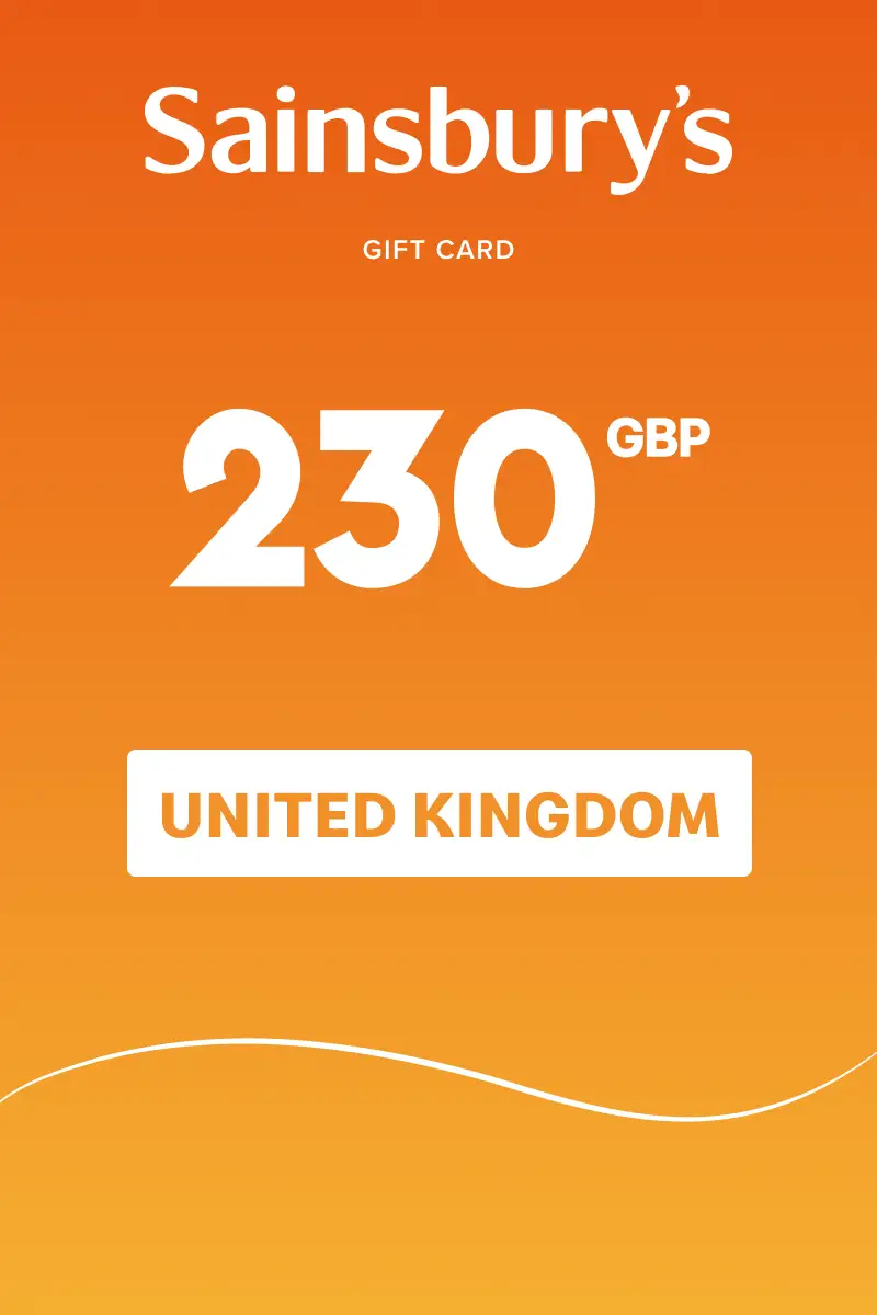 Sainsbury's 230 GBP Gift Card (United Kingdom) - Digital Key