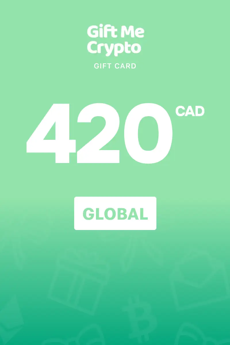 Gift Me Crypto 420 CAD Gift Card (Global) - Digital Key