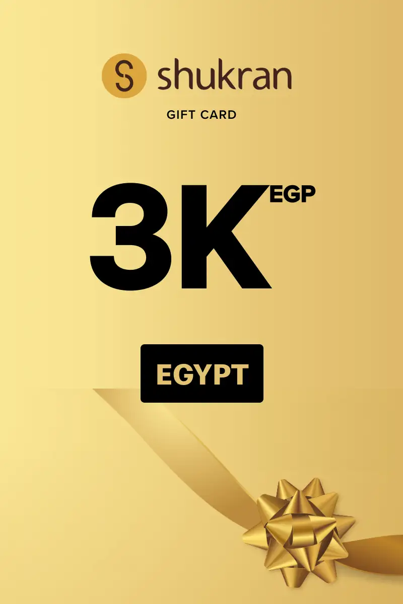 Shukran 3000 EGP Gift Card (Egypt) - Digital Key