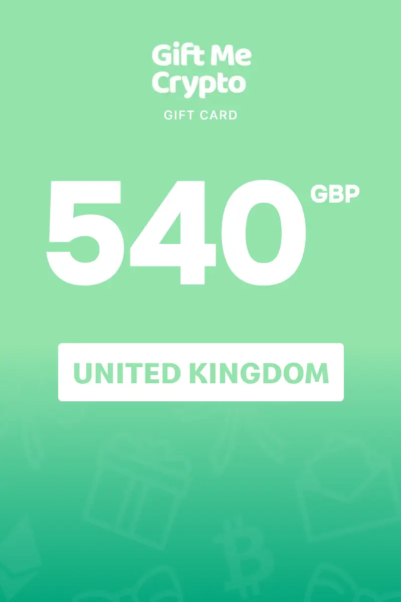 Gift Me Crypto (ETH) 540 GBP Gift Card (United Kingdom) - Digital Key