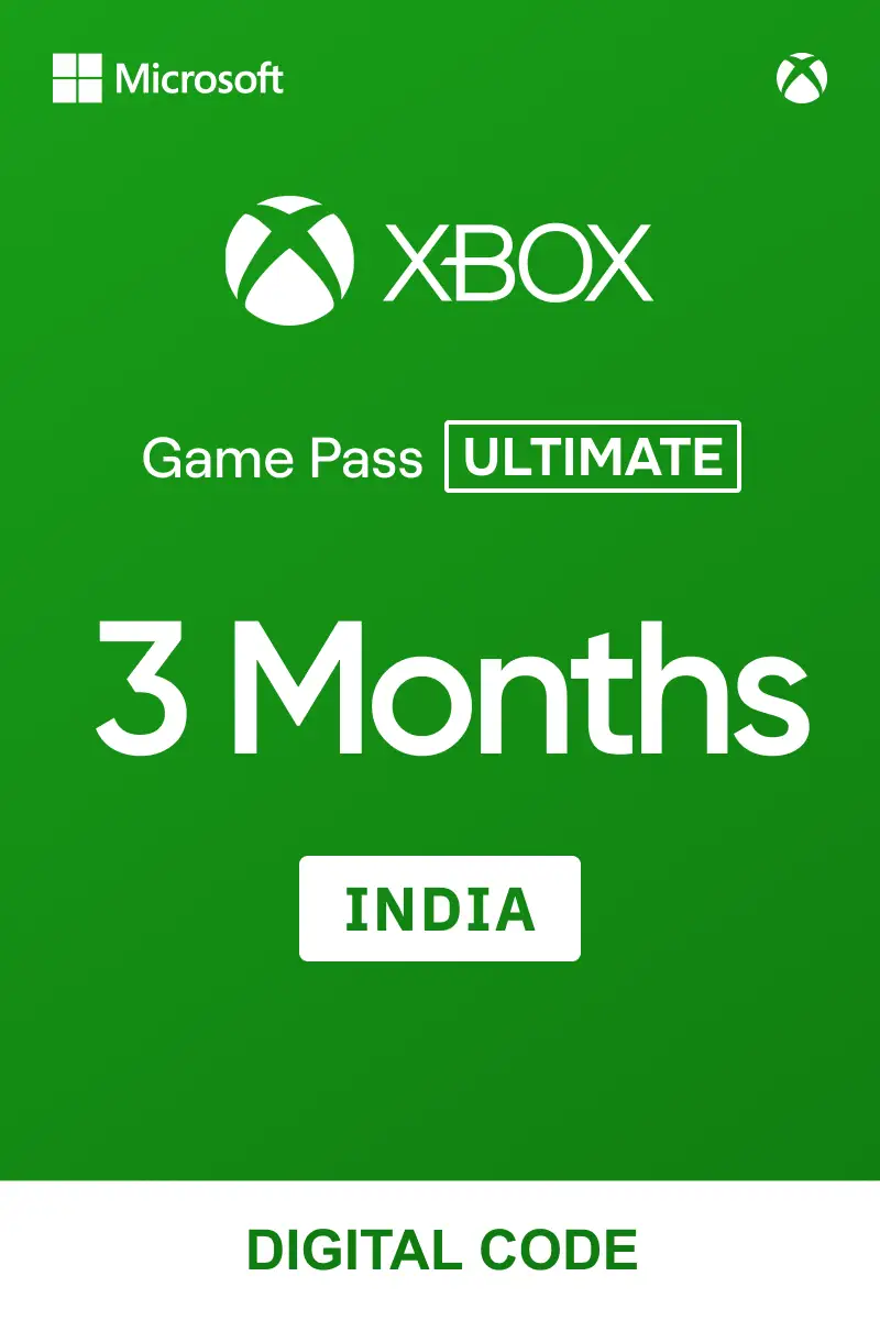 Xbox Game Pass Ultimate 3 Months (India) - Xbox Live - Digital Key