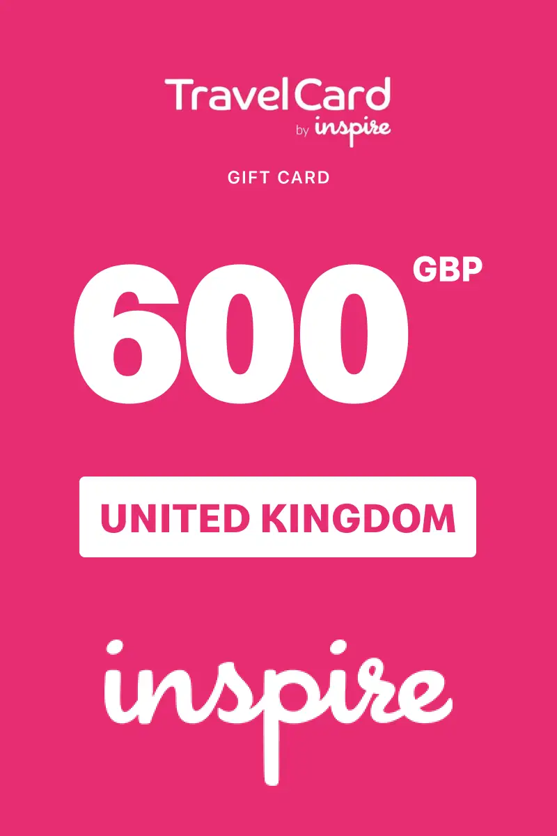 TravelCard by Inspire 600 GBP Gift Card (United Kingdom) - Digital Key