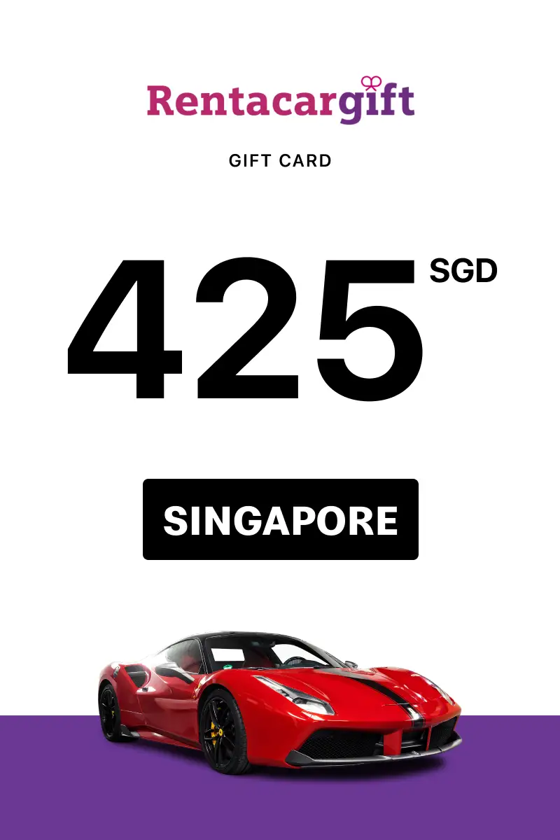 RentaCar Gift 425 SGD Gift Card (Singapore) - Digital Key