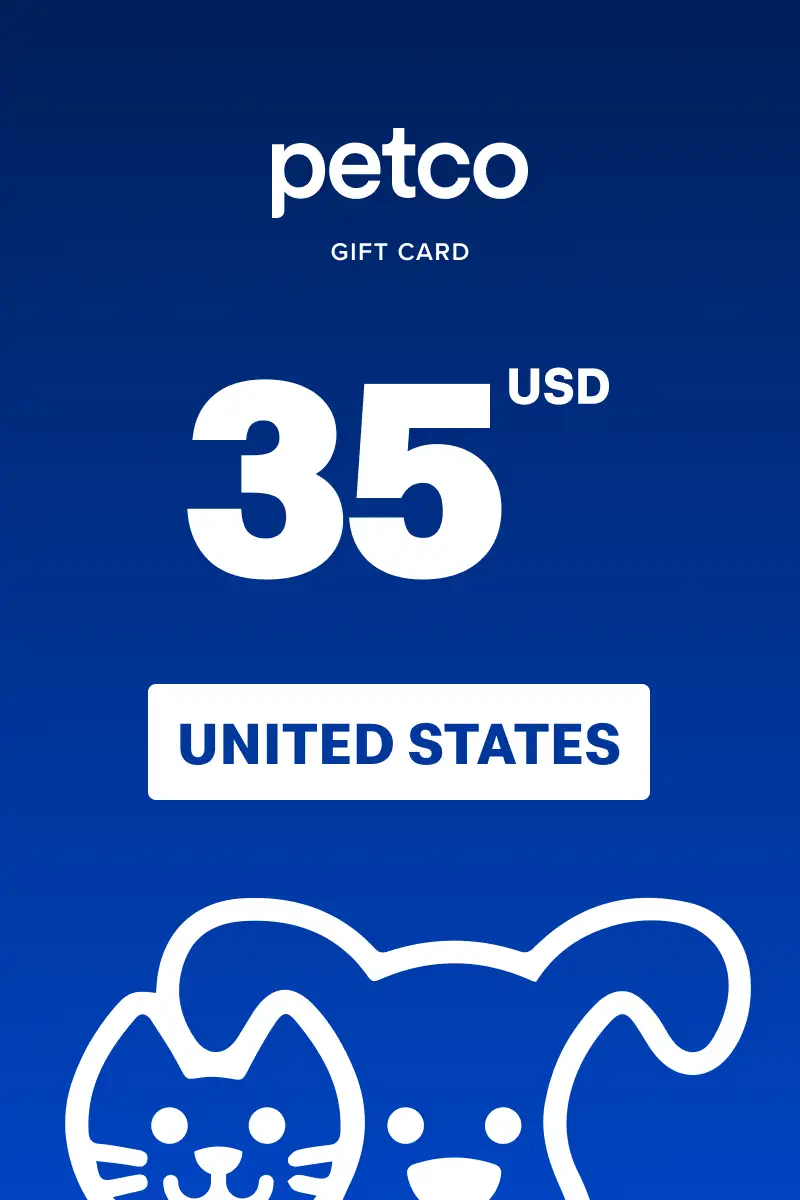 Petco 35 USD Gift Card (United States) - Digital Key