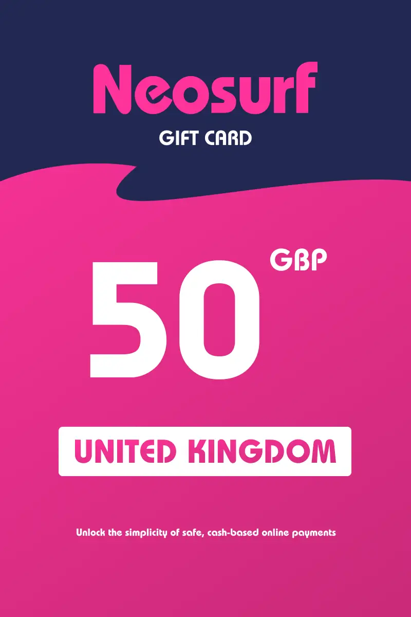 Neosurf 50 GBP Gift Card (United Kingdom) - Digital Key