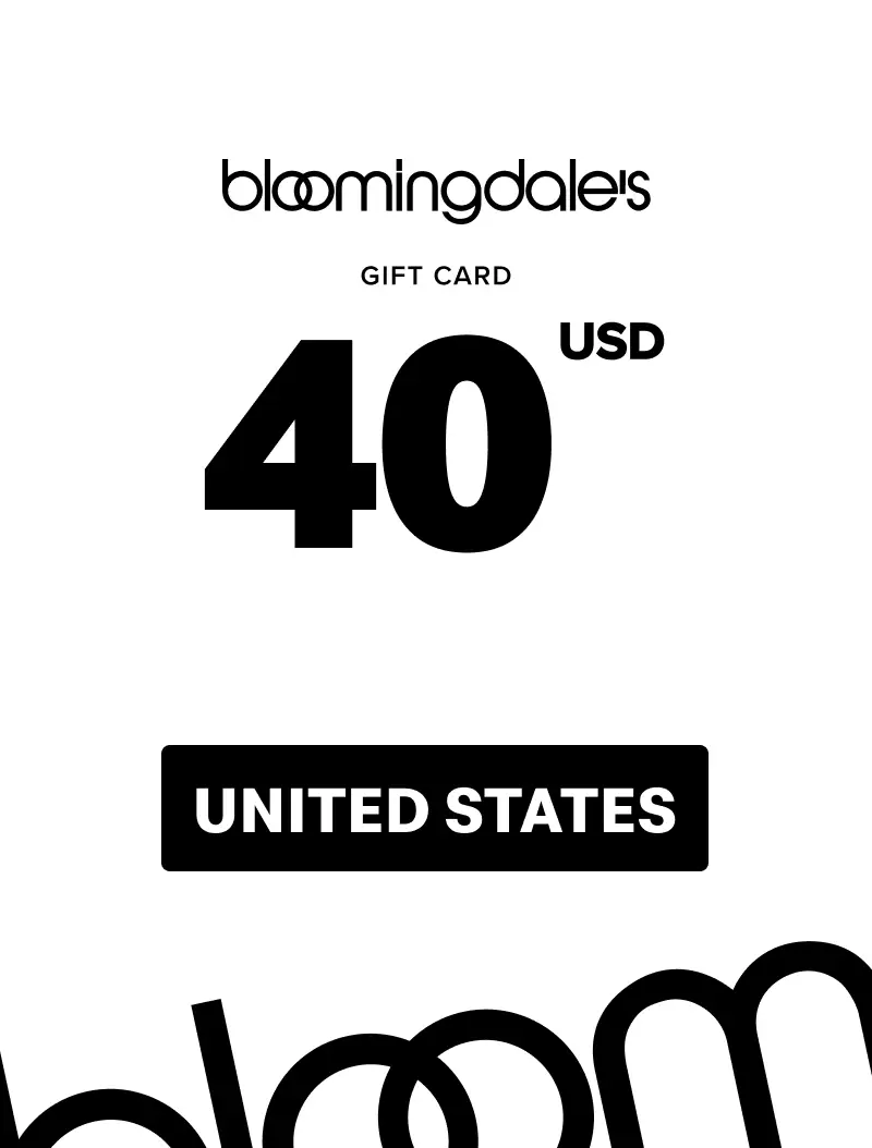 Bloomingdale's 40 USD Gift Card (United States) - Digital Key
