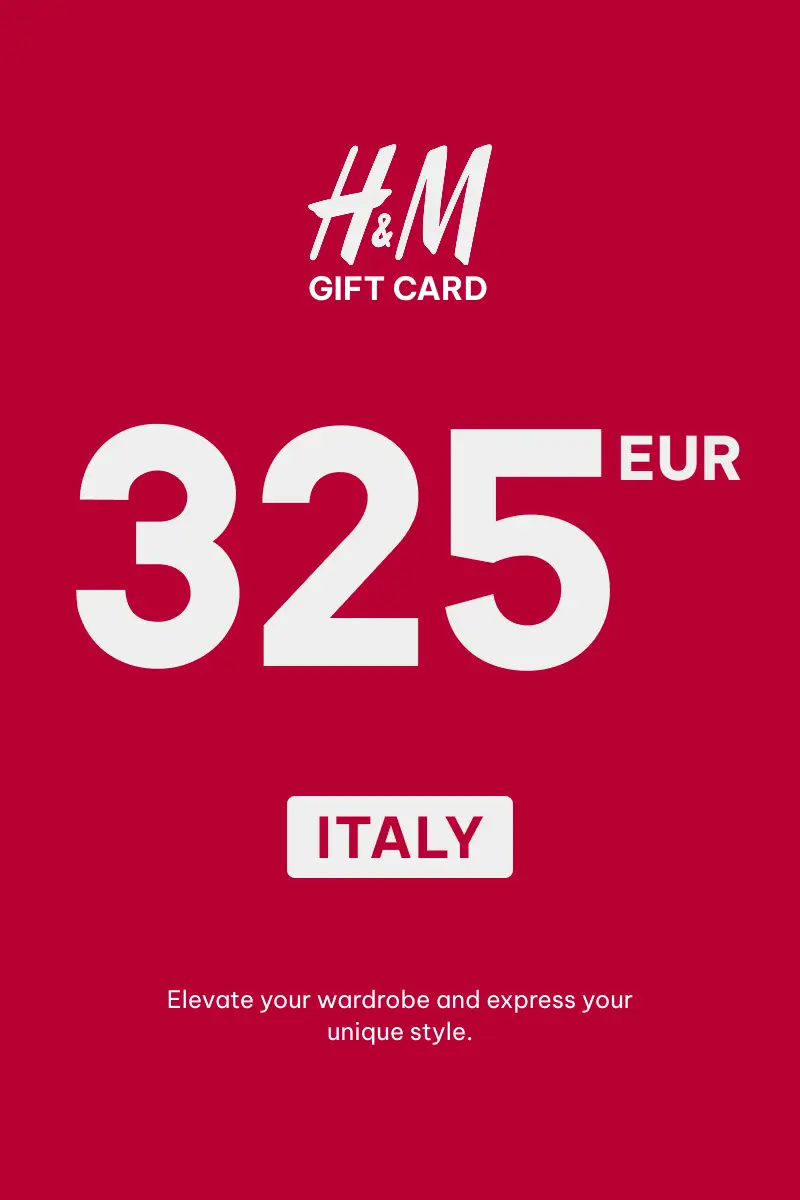 HandM 325 EUR Gift Card (Italy) - Digital Key