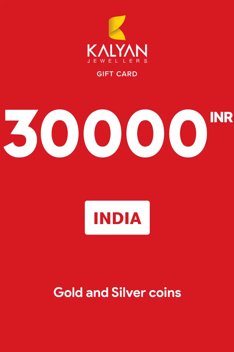 Kalyan Gold and Silver coins 30000 INR Gift Card (India) - Digital Key