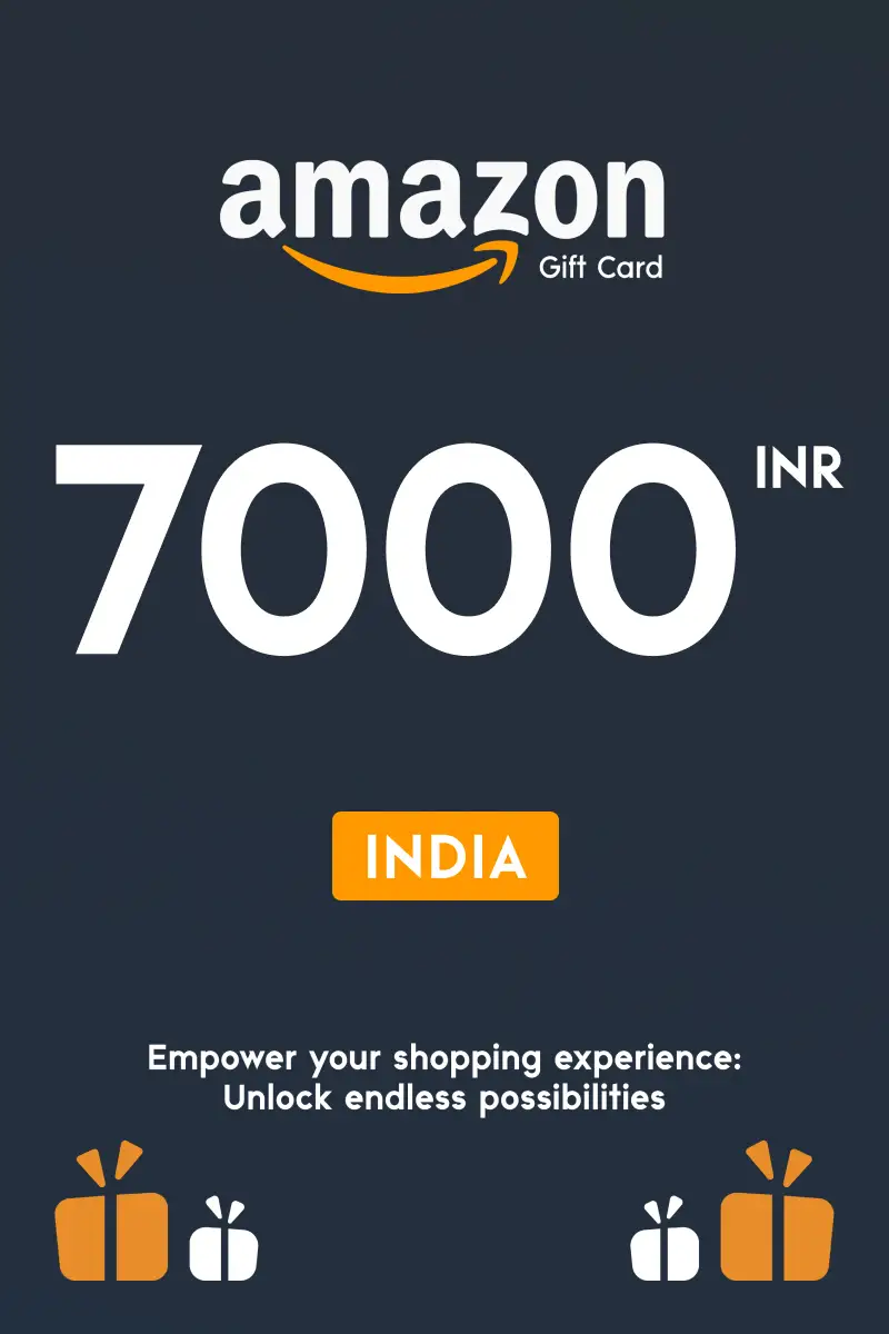 Amazon 7000 INR Gift Card (India) - Digital Key