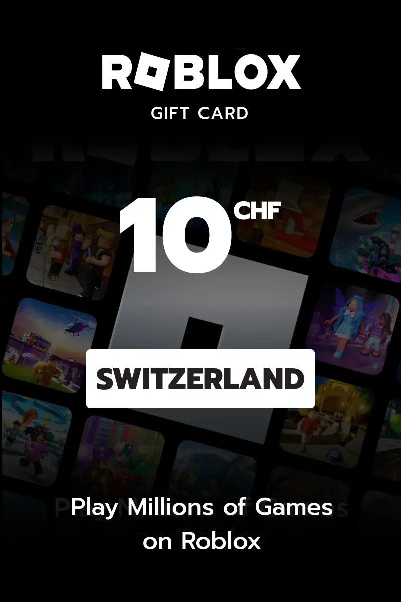 Roblox 10 CHF Gift Card (Switzerland) - Digital Key
