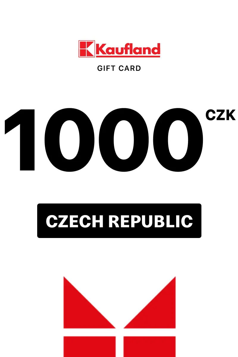 Kaufland 1000 CZK Gift Card (Czech Republic) - Digital Key