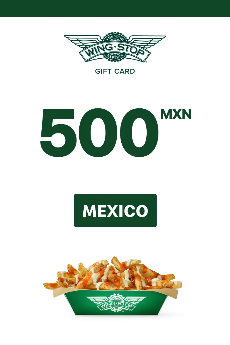 Wing Stop 500 MXN Gift Card (Mexico) - Digital Key