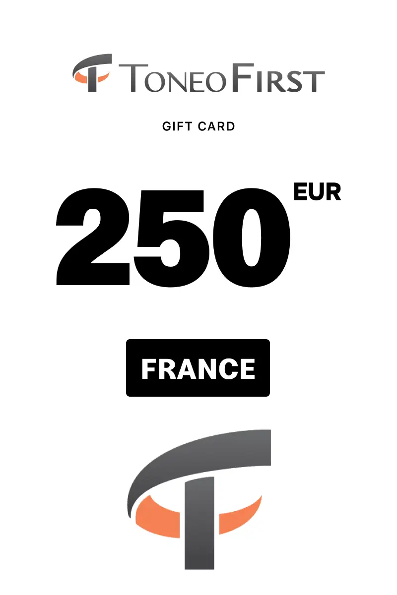 ToneoFirst 250 EUR Gift Card (France) - Digital Key