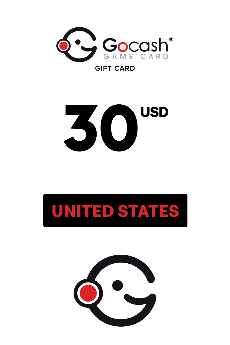 GoCash Game Card 30 USD Gift Card (United States) - Digital Key