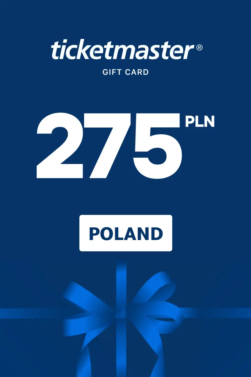 Ticketmaster 275 PLN Gift Card (Poland) - Digital Key