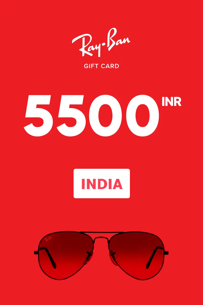 Ray-Ban 5500 INR Gift Card (India) - Digital Key