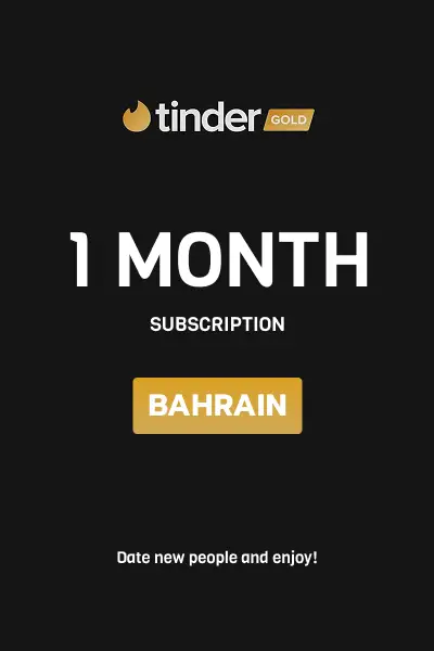 Tinder Gold 1 Month Subscription (Bahrain) - Digital Key