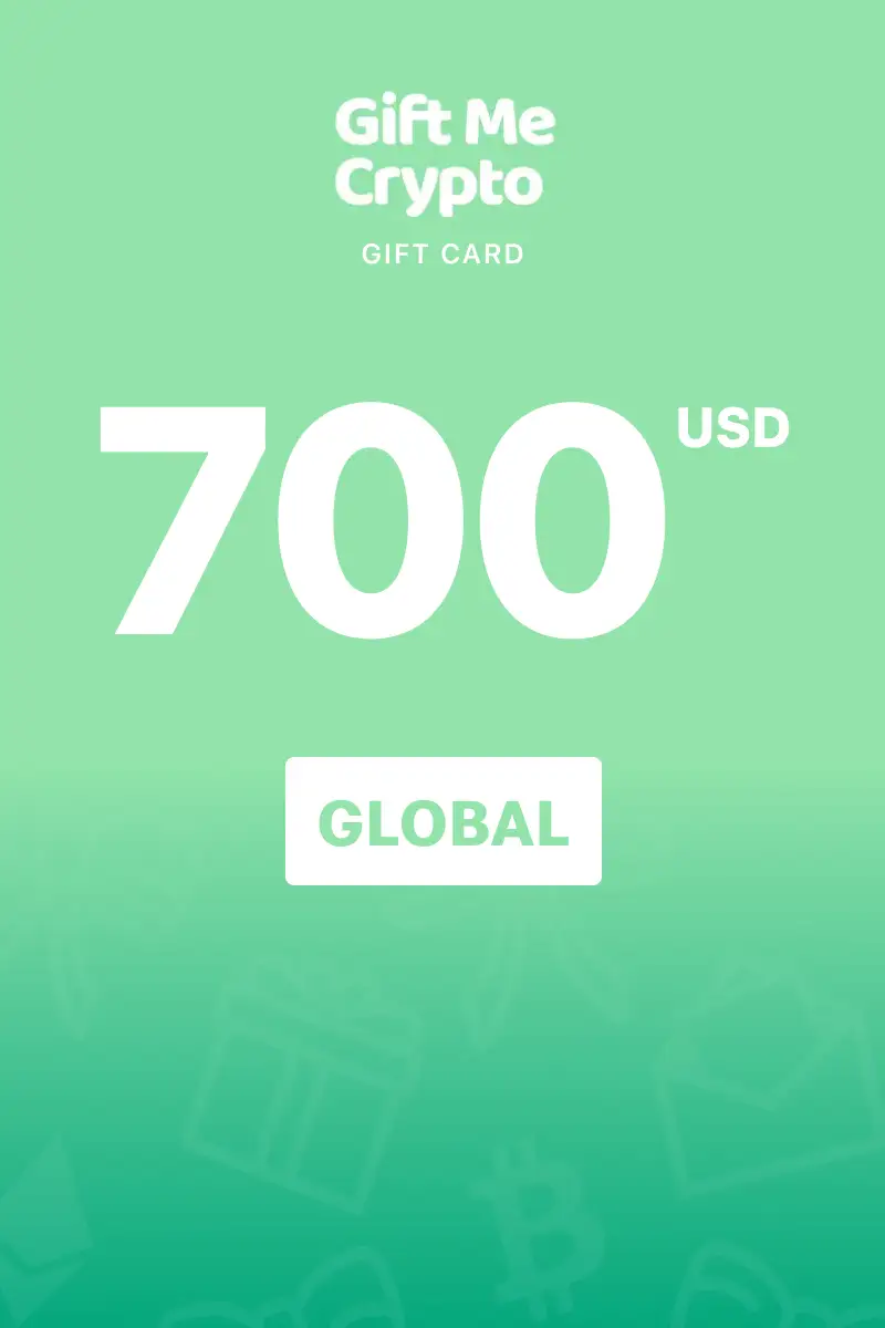 Gift Me Crypto 700 USD Gift Card (Global) - Digital Key