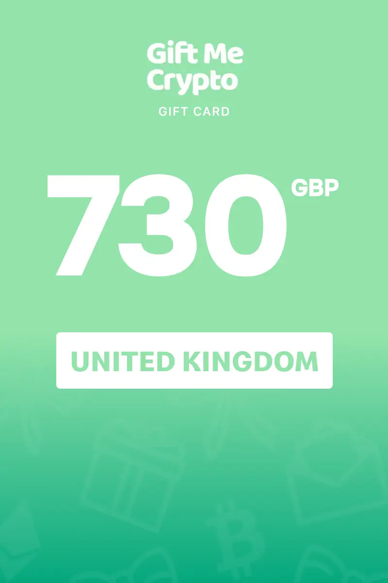 Gift Me Crypto 730 GBP Gift Card (United Kingdom) - Digital Key