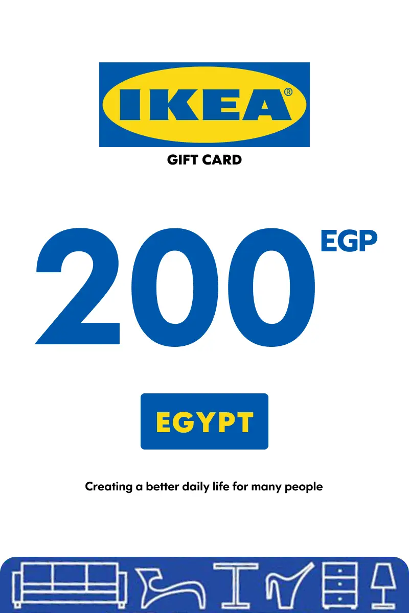 IKEA 200 EGP Gift Card (Egypt) - Digital Key