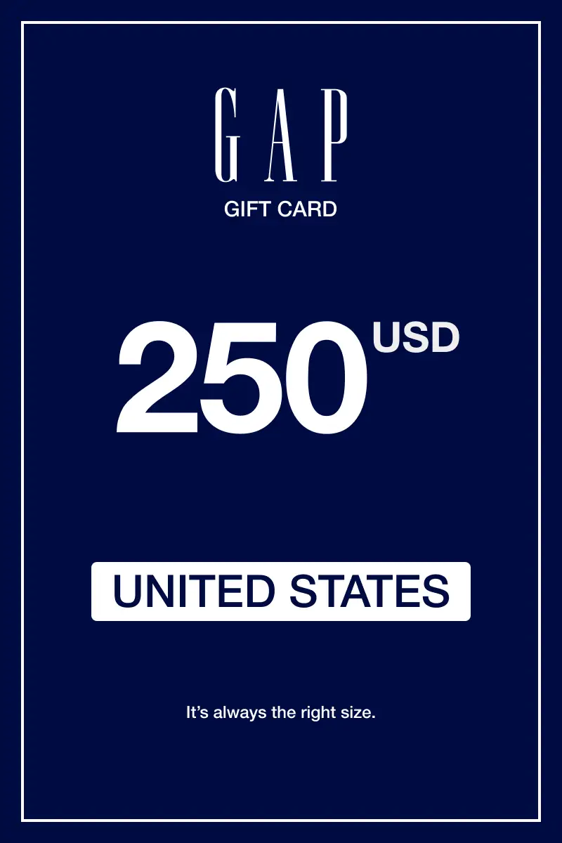 Gap 250 USD Gift Card (United States) - Digital Key