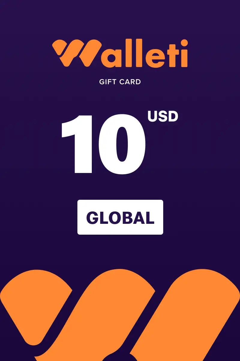 Walleti 10 USD Gift Card (Global) - Digital Key