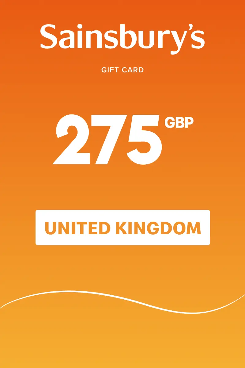 Sainsbury's 275 GBP Gift Card (United Kingdom) - Digital Key