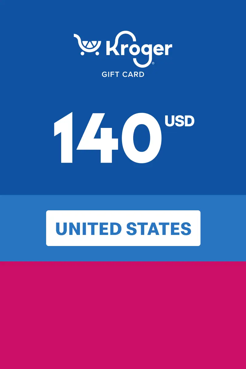 Kroger 140 USD Gift Card (United States) - Digital Key