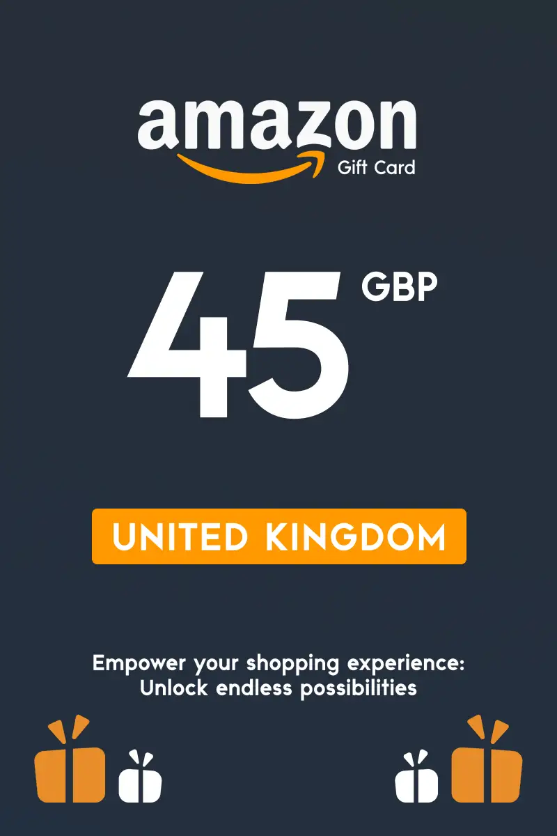 Amazon 45 GBP Gift Card (United Kingdom) - Digital Key
