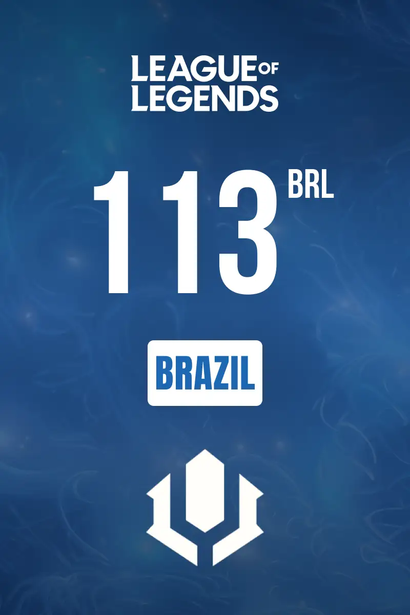 League of Legends 113 BRL Gift Card (Brazil) - Digital Key