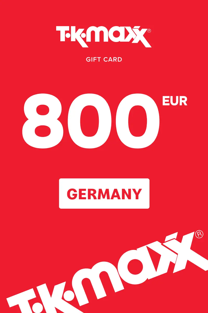TK Maxx 800 EUR Gift Card (Germany) - Digital Key